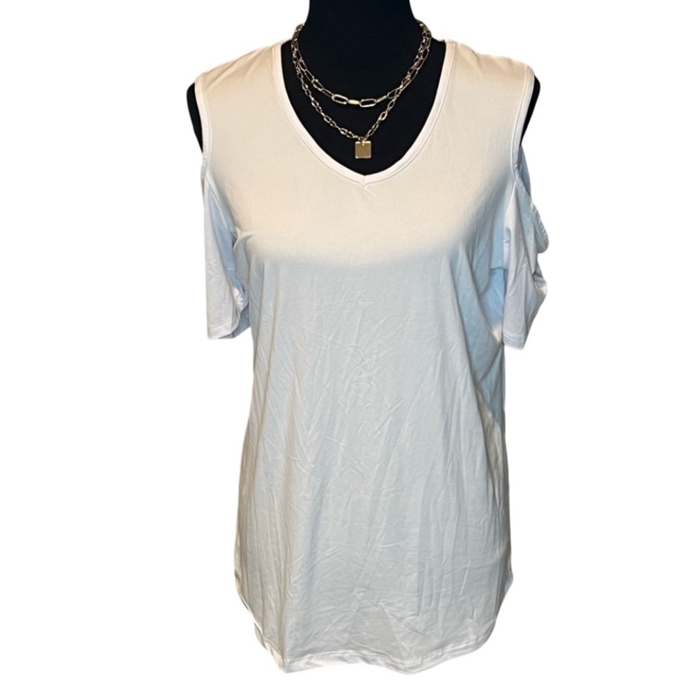 JUST BE COLD SHOULDER TOP